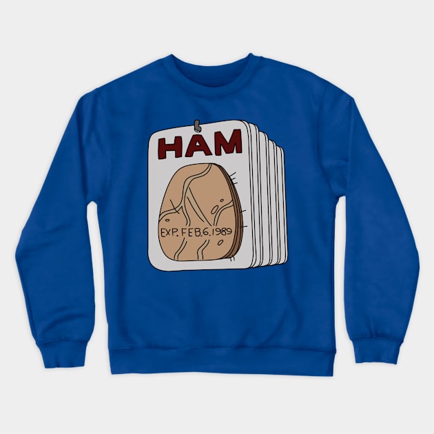 Expired Ham Crewneck Sweatshirt by WizzKid